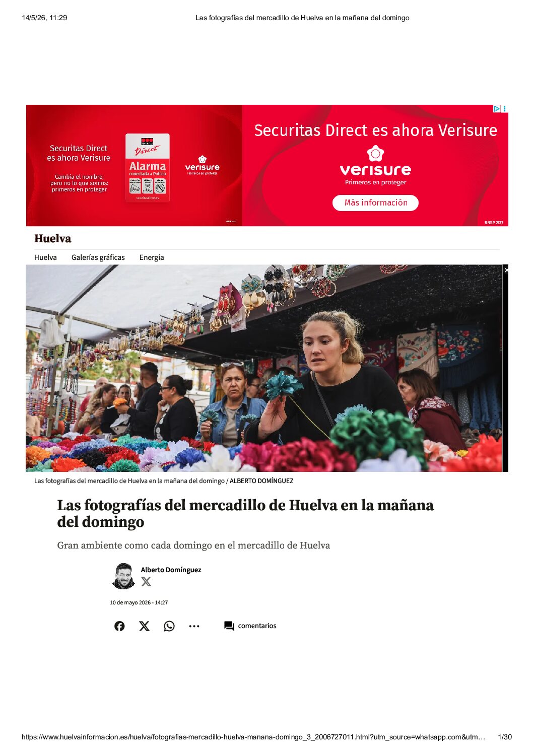 LAS FOTOGRAFÍAS DEL MERCADILLO DE HUELVA EN LA MAÑANA DEL DOMINGO