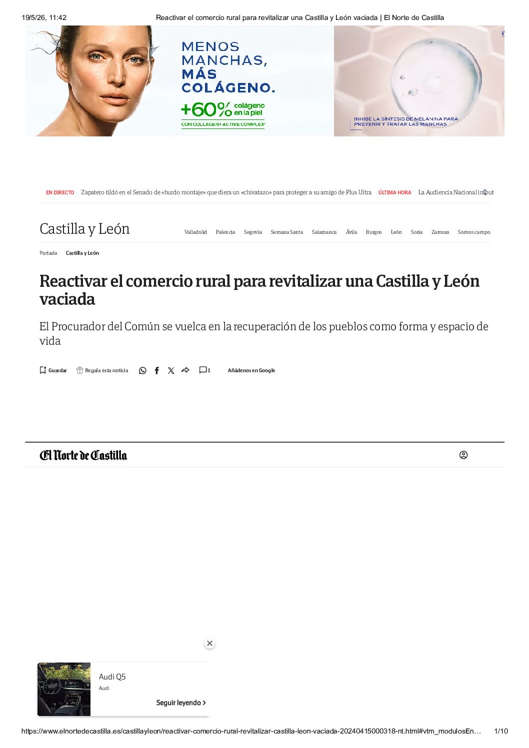 REACTIVAR EL COMERCIO RURAL PARA REVITALIZAR UNA CASTILLA Y LEÓN VACIADA